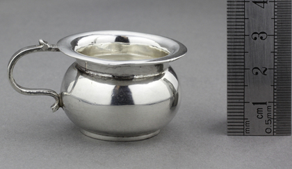 Copy of 18th Century Dutch Silver Miniature Chamber Pot - Van Geffen